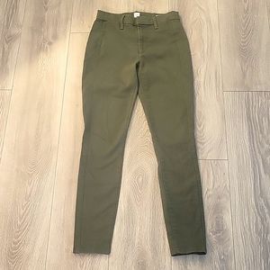 GAP OLIVE GREEN JEGGINGS SIZE 2